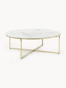 Okrúhly XL konferenčný stolík so sklenenou doskou Antigua