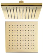 Sapho Sapho, dažďová hlavová sprcha, 195x195mm, zlatá lesklá, SF316