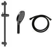 Sprchový set SAT Dark čierna matná SATBSSTDACSET2