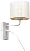Nástenná lampa LOFT SHADE 1xE27/60W+1xG9/8W/230V biela/zlatá