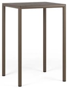 PIAVE 70 HIGH záhradný stôl tabacco