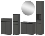 Antracitová kúpeľňová zostava Lemont – Germania