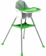 DOLONI Jedálenská stolička zelená