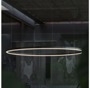 Ideal Lux - LED luster na lanku ORACLE SLIM LED/37W/230V 4000K pr. 70 cm čierna