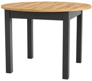 Skladací stôl Indus 02 105/240x105cm dub craft/čierna