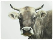 4ks pevné korkové prestieranie s motívom švajčiarskej kravy - 30 * 40 * 0,4m