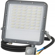 BERGE LED reflektor ODYN s pohybovým senzorom 100W - 9000lm - 4000K - IP66