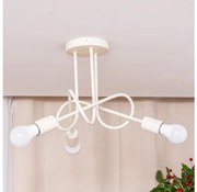 Prisadený luster OXFORD 3xE27/15W/230V krémový