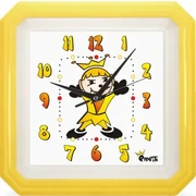 Nástenné hodiny MPM, 2418.10 - žltá, 34cm