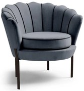 Kreslo Angelo sivá/čierna