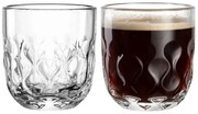 Leonardo pohár na cappuccino Gocce 220 ml 2 ks