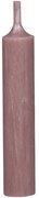 Taupe úzka krátka sviečka Short dinner sviečka - Ø 2 * 11cm / 4.5h