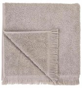 Sivý/hnedý bavlnený uterák 50x100 cm FRINO – Blomus