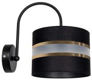 Nástenné svietidlo CORAL 1xE27/60W/230V čierna