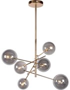 Lucide 46417/06/10 - LED Luster na tyči ALARA 6xG4/1,5W/230V zlatá