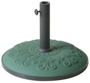 Podstavec pod slnečník RENESANCE zelený 25 kg betón GARDENKUS