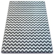 Koberec Sketch F561 Sivo / Biely Zig Zag