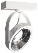 Bodové svietidlo Lugar, 1x biele kovové tienidlo, w