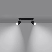 Stropné bodové svietidlo Nero 2 A-1065 čierna/chróm