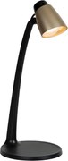 Lucide 18660/05/02 - LED Stolná lampa LUDO LED/4,5W/230V čierna/zlatá