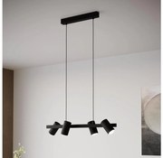 Eglo 99463 - Luster na lanku GATUELA 4xE14/25W/230V