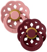 BIBS Okrúhle Boheme cumlíky 2ks Dusty pink/Elderberry 1