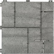 Gumová dlaždica STONE MOSAIC 30 x 30 cm, sivá MHEU5100182