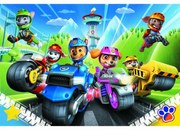 Puzzle Labková patrola na motorkách Paw patrol 100 dielikov, 41x27,5 cm, v krabici 29x19x4 cm