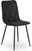 PROXIMA.store - Čalúnená jedálenská stolička ROBIN 2 FARBA: čierna