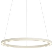 Dizajnové závesné svietidlo béžové 60 cm vrátane LED s 3-stupňovým stmievaním - Girello