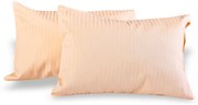 Dekoračný vankúšik s obliečkou 30x20 cm damaškový broskyňový EMI