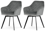 Sada jedálenských stoličiek DCH-425 GREY4, 2 ks