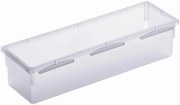Organizér do zásuvky kuchyne aj kúpeľne, príborník Rotho BASIC, mliečna (23x8)