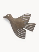 Detský ručne vyrobený drevený nástenný háčik Lola Bird