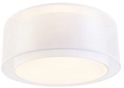 Moderné stropné svietidlo biele 50 cm 3-svetlo - Drum Duo