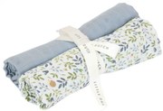 Little Dutch Plienky 70x70cm Forest Adventure & Denim Blue 2ks