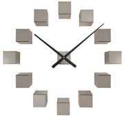 Karlsson KA5974GY dizajnové nástenné nalepovacie hodiny sivá, pr. 80 cm