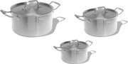 Elmich Sada nerezových hrncov s keramickým povrchom Tria Ceramic 3 ks