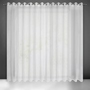 ZÁCLONA NA KRÚŽKOCH CARLA 300X250 CM BIELA