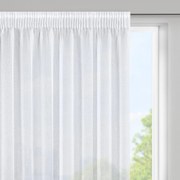 ZÁCLONA NA PÁSKE ELPIDIA 350X150 CM BIELA