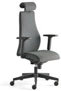 Kancelárska stolička LANCASTER, vysoké operadlo, antracit