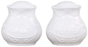 Porcelánová soľnička a korenička Provence lace - 6cm