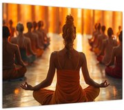 Obraz - Lekcia jogy (70x50 cm)