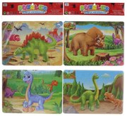 Lamps Puzzle dino 2 typy 48 dielikov