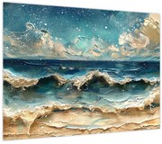 Obraz - Maľba mora (70x50 cm)