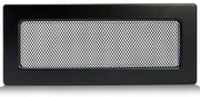 Komínová mriežka čierna bez žalúzií 10.5X25 4F11250D