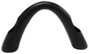 Bow Duo svietnik čierny 13 cm