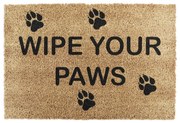 Rohožka z kokosového vlákna 40x60 cm Wipe Your Paws – Artsy Doormats