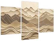 Obraz - 3D línia hôr (90x60 cm)