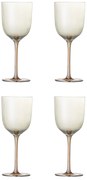 Bloomingville Pohár na víno Aston Wine – sada 4 ks